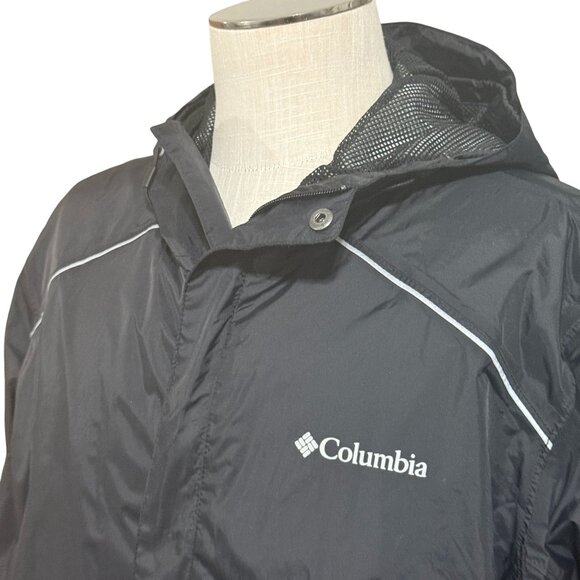Columbia Omni-Tech Waterproof Windbreaker Jacket - Size Large - Hooded - Picture 1 of 11